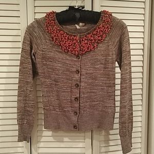LAST CHANCE! Anthro Jewler's Choice cardigan Moth